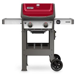 Weber 44030001 Spirit II E-210 LP Outdoor Gas Grill, Red