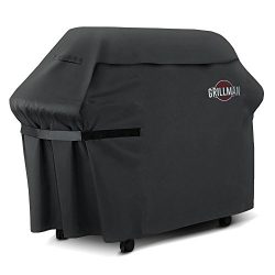 Grillman Premium (58 Inch) BBQ Grill Cover, Heavy-Duty Gas Grill Cover For Weber, Brinkmann, Cha ...