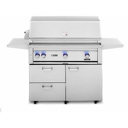 Lynx L42PSFR-2-NG Natural Gas Grill-On Cart with Pro Sear Burner and Rotisserie, 42-Inch