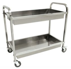 Bayou Classic 4873 Stainless Steel Serving Cart