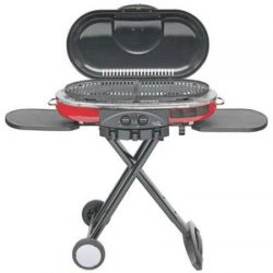 Coleman RoadTrip LXE Portable 2-Burner Propane Grill – 20,000 BTU, Red Color