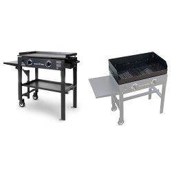 Blackstone 28 inch Outdoor Flat Top Gas Grill Griddle Station – 2-burner – Propane F ...