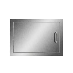 CO-Z Stainless Steel BBQ Access Door, 20″ x 24″ 304 SS Access Door for Commercial BB ...