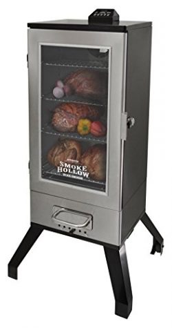 Smoke Hollow 3616DEWS  36-Inch  Digital Electric Smoker with Window, Stainless Steel