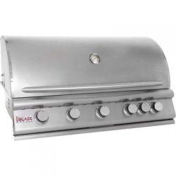 40″ 5-Burner Built-In Gas Grill with Rear Infrared Burner Gas Type: Natural