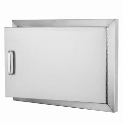 BLTPress 20″Wx 14″H BBQ Access Door 304 Stainless Steel BBQ Island Door Heavy Duty S ...