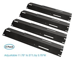 Unicook Universal Replacement Heavy Duty Adjustable Porcelain Steel Heat Plate Shield, Heat Tent ...