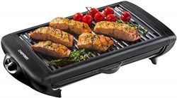 Chefman Electric Smokeless Indoor Grill, XL Non Stick Cooking Surface w/ Adjustable Temperature  ...