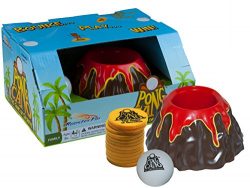 PongCano Volcano Family Board Game – Ball Bounce Fun for All Ages, Kids and Adults 8 Years ...