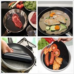 guyue 100% Non-stick BBQ Grill & Baking Mats – FDA-Approved, PFOA Free, Reusable and E ...