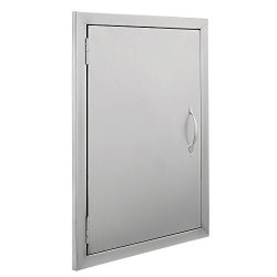 Z-bond 17″Wx24″H BBQ Access Door 304 Stainless Steel BBQ Island Door Heavy Duty Sing ...