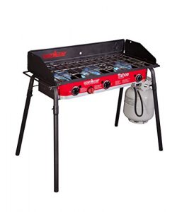 Camp Chef TB90LW Tahoe Deluxe 3 Burner Grill Black/red