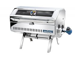 Magma Products, A10-918-2GS Newport 2 Infra Red Gourmet Series Gas Grill, Polished Stainless Steel