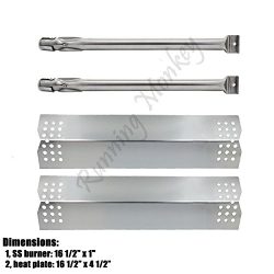 Running Monkey Stainless Steel Burners Heat Plate Replacement for Gas Grill Model Kitchen Aid 2  ...