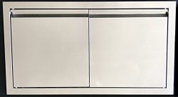 38″ DOUBLE WALLED ACCESS DOOR OUTDOOR KITCHEN / BBQ ISLAND 304 STAINLESS STEEL