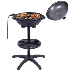 Giantex 1350W Electric BBQ Grill Non-stick w/ 4 Temperature Setting Outdoor Garden Patio Camping