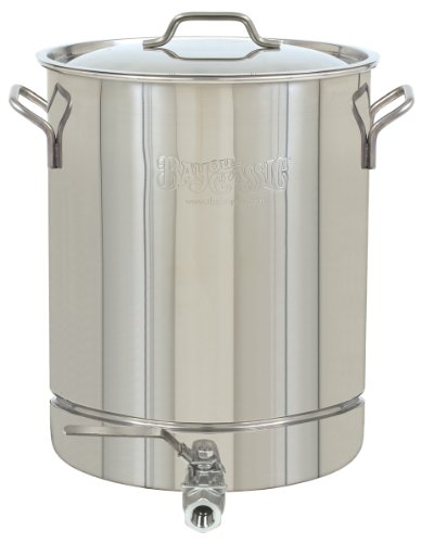 Bayou Classic 1064 Stainless 16-Gallon Stockpot with Spigot and Vented Lid