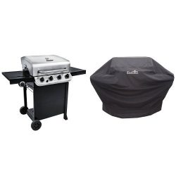 Char-Broil Performance 475 4-Burner Cart Gas Grill- Stainless + Cover