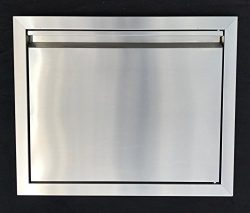 24″ DOUBLE WALLED ACCESS DOOR OUTDOOR KITCHEN / BBQ ISLAND 304 STAINLESS STEEL