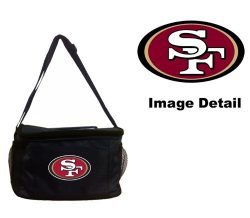 San Francisco 49ers NFL Team Logo 6-Sports Drink Beer Water Soda Beverage Can Insulated Picnic O ...