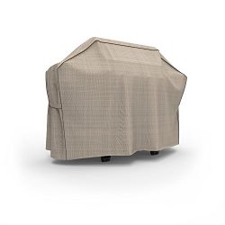 Budge English Garden Heavy Duty Waterproof BBQ Grill Cover Fits Grills 60″ Wide, Tan Tweed