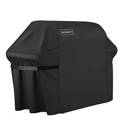 Homitt 44in X 60in Grill Cover, Upgraded 7107 Waterproof BBQ Gas Grill Cover with 600D Heavy Dut ...