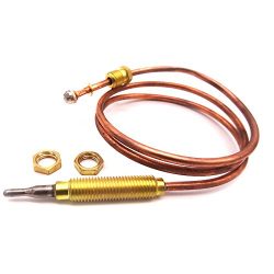 MENSI Universal Gas thermocouple 600mm Used on BBQ grill or fire pit heater M8x1 end nut and hea ...