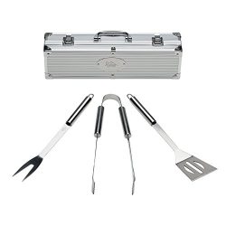 Grill Tools Set with Barbecue Accessories – Stainless Steel BBQ Utensils with Aluminum Cas ...