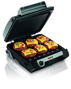 Hamilton Beach 25601 4-in-1 MultiGrill Plus, Black