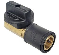 Gas Grill Natural Gas 3/8″ Quick Disconnect Fitting with Integral Ball Valve