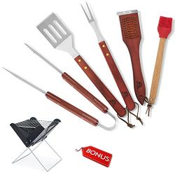 Out&Joy Grill Accessories – Barbecue Tool Set – all grilling needs in one box &# ...