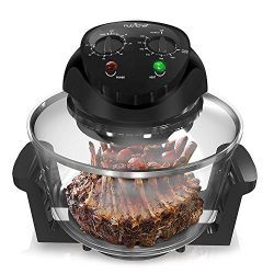 NutriChef  Convection Countertop Toaster Oven | Healthy Kitchen Air Fryer Roaster Oven | Bake, G ...