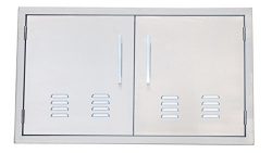 Sunstone BA-VDD36 Beveled Frame Vented Double Access Door, 36″