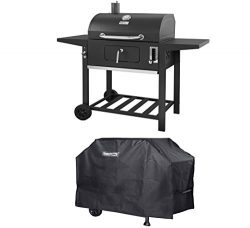 Royal Gourmet Charcoal Grill BBQ Patio Backyard Cooking （Grill + Cover）