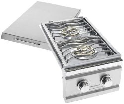 Summerset Grills Trl Double Side Burner With Led Lights Trlsb2 Natural Gas