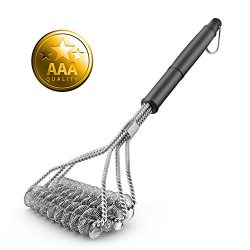 Barbecue Grill Brush – Cleaning Scraper 100% Safe Bristle Free Grillers – Best BBQ G ...