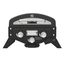 Smoke Hollow VT280SS1 Vector 3-Burner Tabletop Propane Gas Grill with Smoke Tray