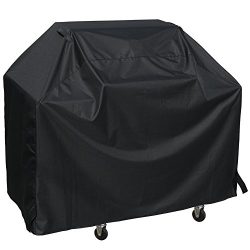 SunPatio BBQ Grill Cover 55 Inch, Outdoor Heavy Duty Waterproof Barbecue Gas Grill Cover, UV and ...