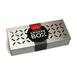 BBQ Smoker Box for Charcoal and Propane Gas Grill – Even THICKER Stainless Steel Wood Chip ...