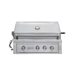 EdgeStar GRL360IBBLP 89000 BTU 36 Inch Wide Liquid Propane Built-In Grill with Rotisserie and LE ...