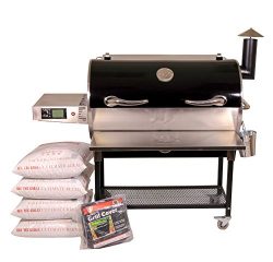 REC TEC Grills Bull | RT-700 | Bundle | Wifi Enabled | Portable Wood Pellet Grill | Built in Mea ...