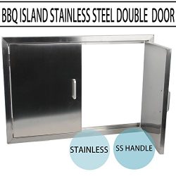 MOPHOTO BBQ Access Door – Double Wall BBQ Access Door Cutout 28″ Width x 19″ H ...