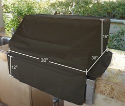 BBQ Built-in Grill Black Cover up to 30″