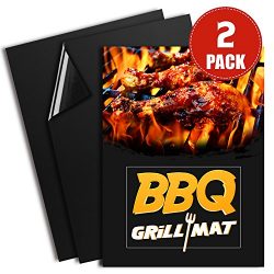 BBQ Grill Mats, Marchpower(TM) Professional Baking Grill Pats, Non-stick, Heat Resistant, Reusab ...