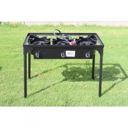 CONCORD Triple Burner Outdoor Stand Stove Cooker w/ Regulator Brewing Supply