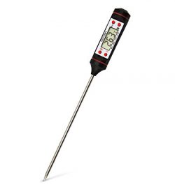 Meat Thermometer with Long Probe | Cooking Thermometer For Steak, BBQ, Grill, Candy, Baked Goods ...
