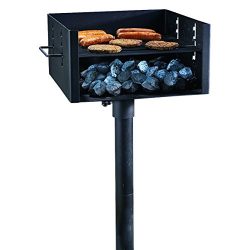 Guide Gear Heavy-Duty Park Style Charcoal Grill, Large