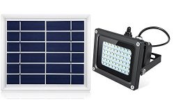 Solar Flood Light Outdoor,JPLSK 54Leds 400Lumen IP65 Waterproof Outdoor Flood Light Fixture for  ...