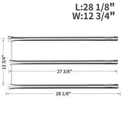 SHINESTAR Grill Burner Replacement for Weber Genesis Silver B and C, Spirit 700 and Genesis Gold ...