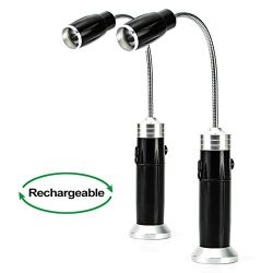 Opard Rechargeable Barbecue Grill Lights with Ultra-Bright LED Light, Strong Magnetic Base Flexi ...